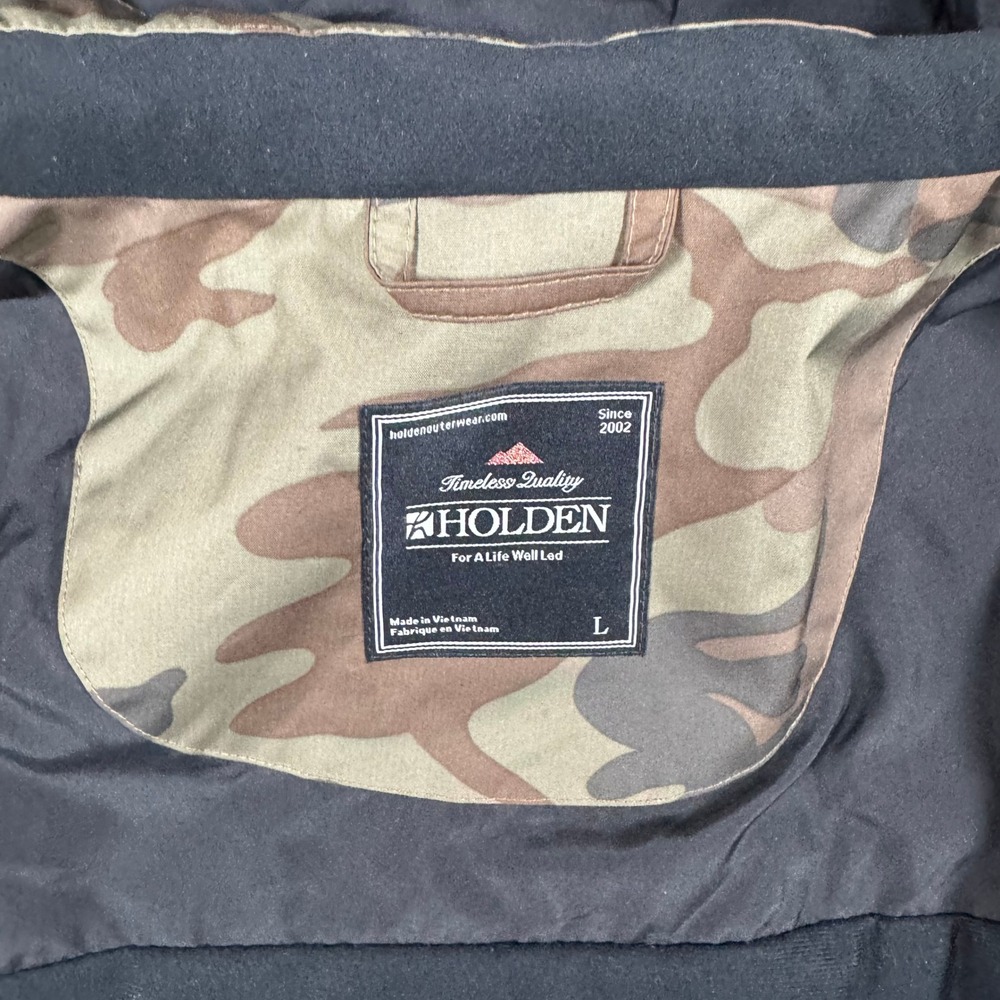 Holden Jacket Mens Large Camo Snowboard Waterproof Insulated Hooded Parka Shell - Picture 5 of 12